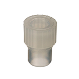 8mm Conical Starburst Snap Plug Polyethylene for Shell Vials (clear), pk.1000